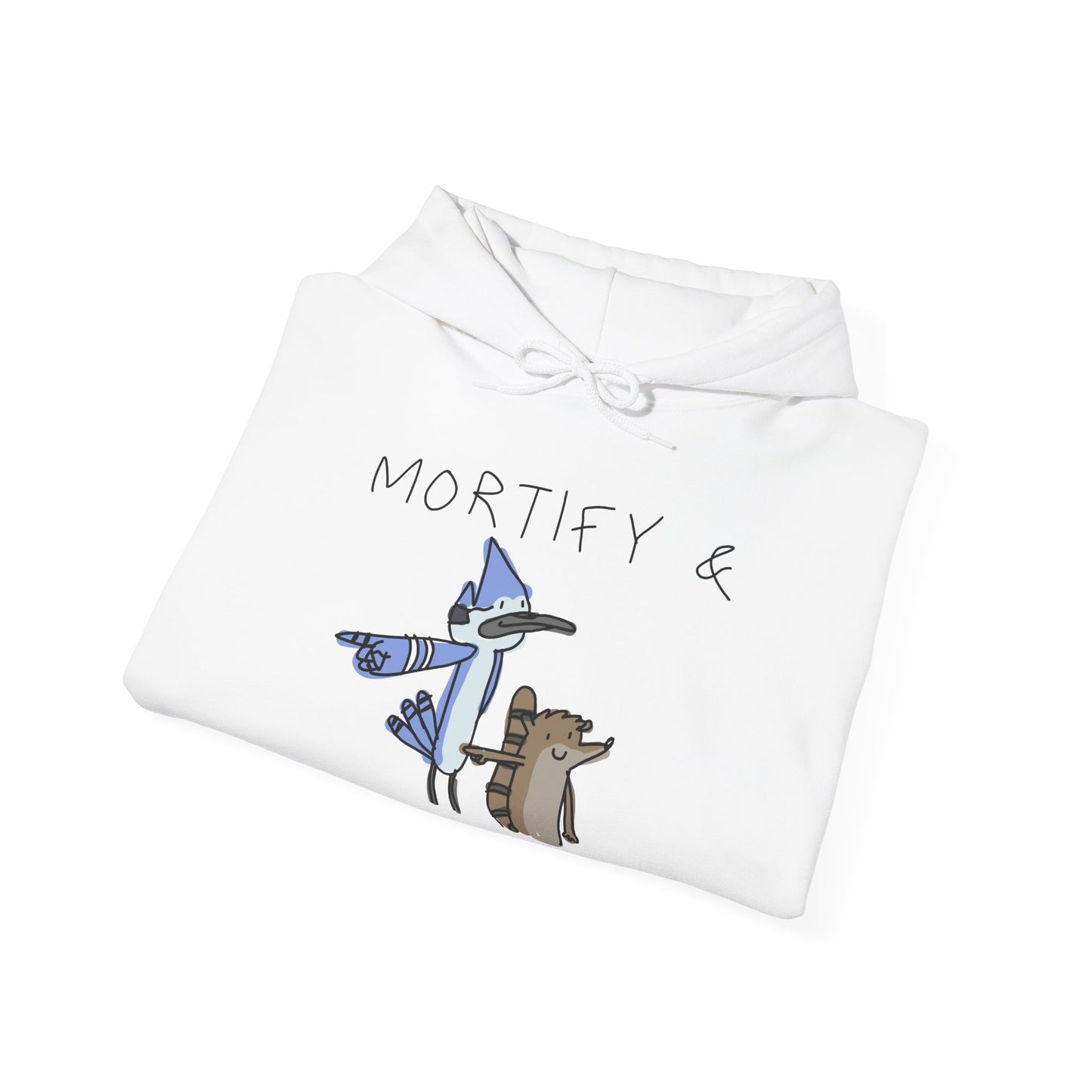mortify and rugby hoodie