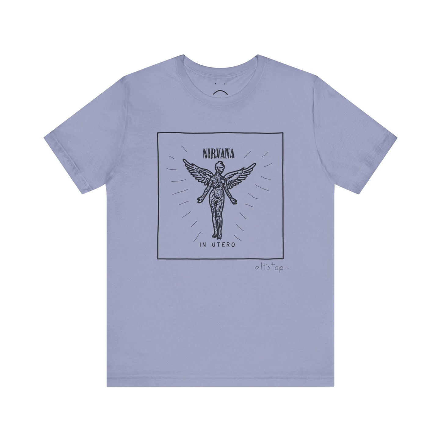 skinless angel woman tee