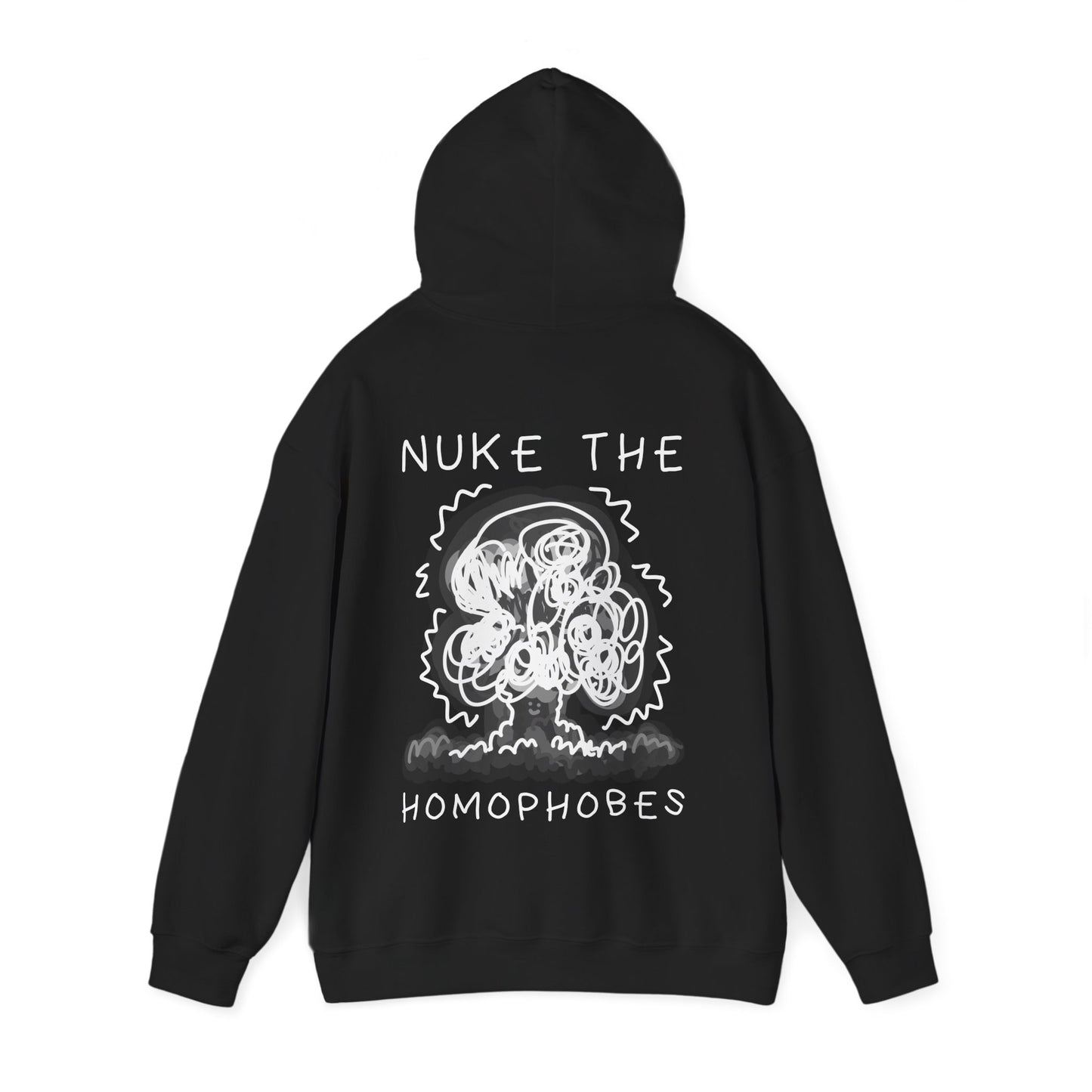 nuke the homophobes hoodie