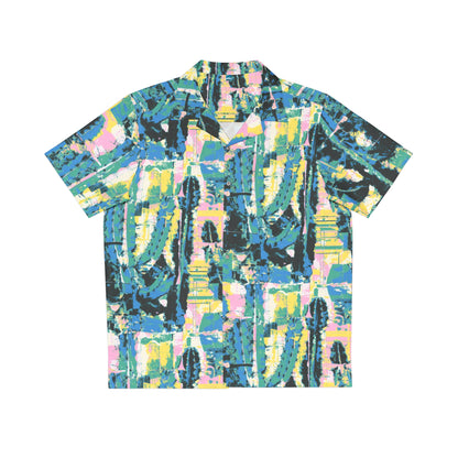 warhol cactus button-down shirt