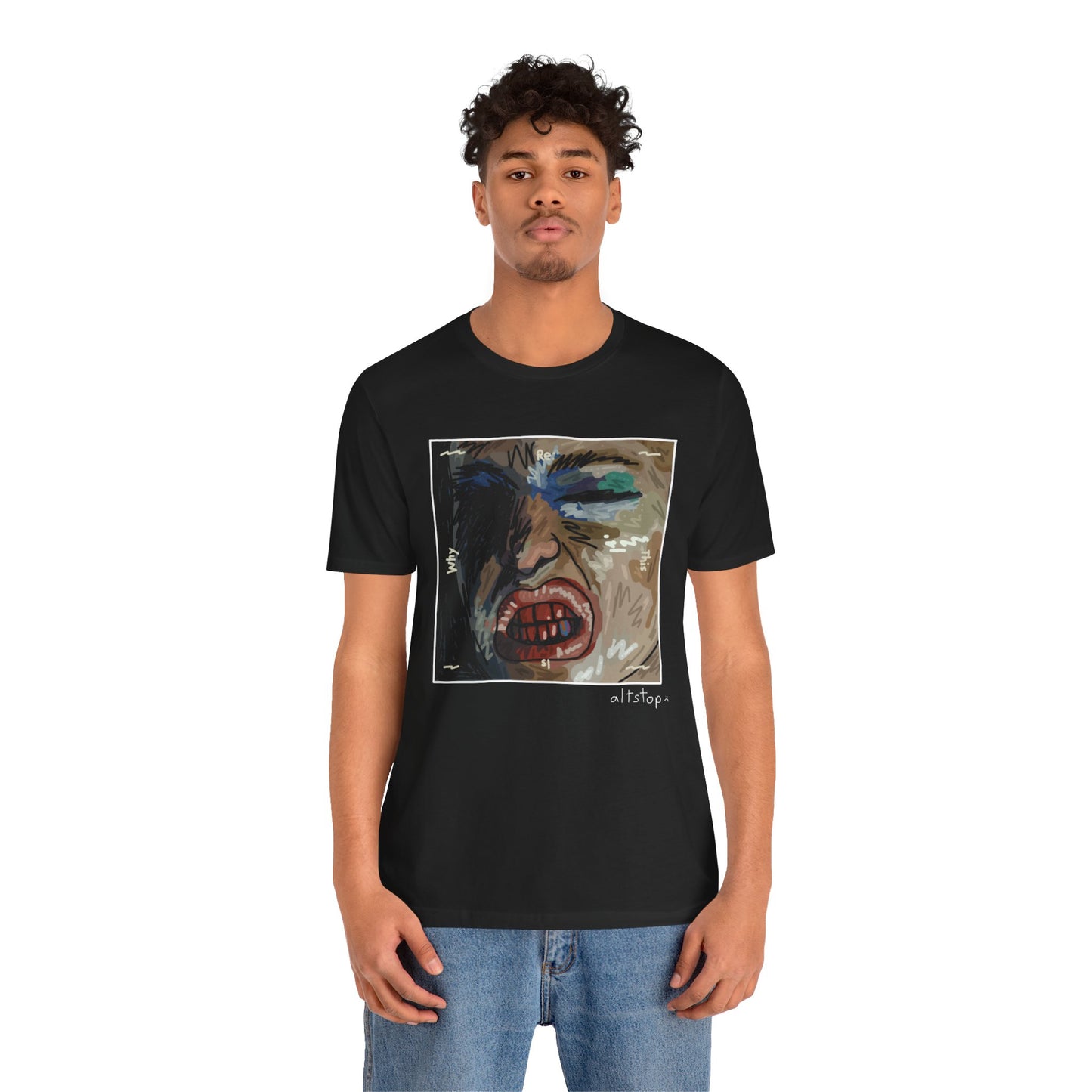 lipstick face demon deluxe tee