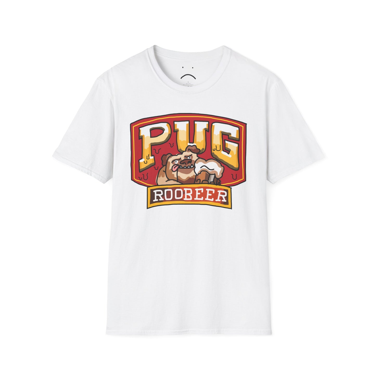 pug roobeer tee