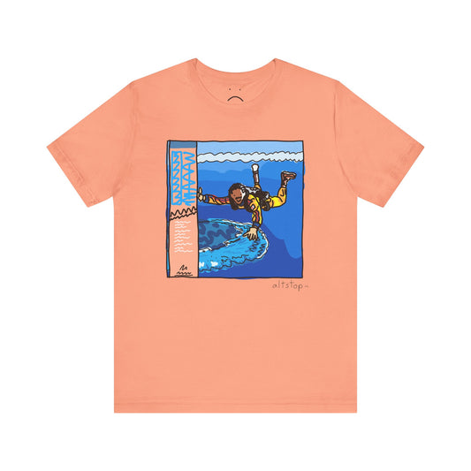 japanese skydiver deluxe tee