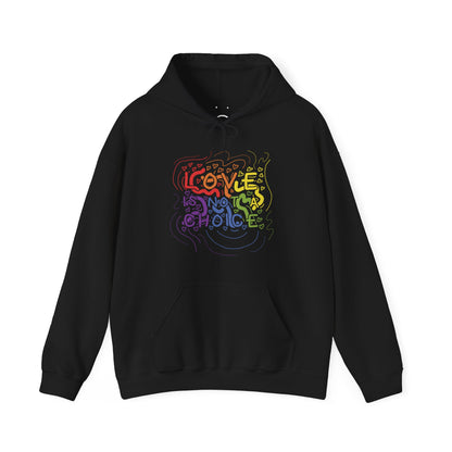 love is not a choice hoodie