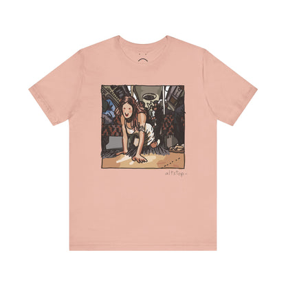 crawling on the subway deluxe tee