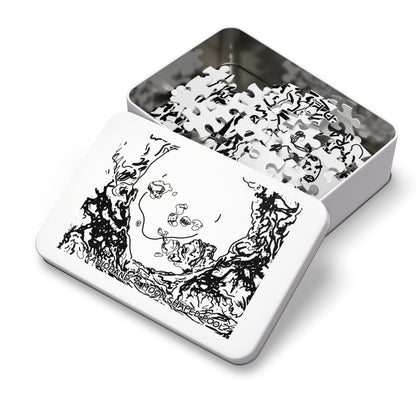 moon shaped pool jigsaw puzzle