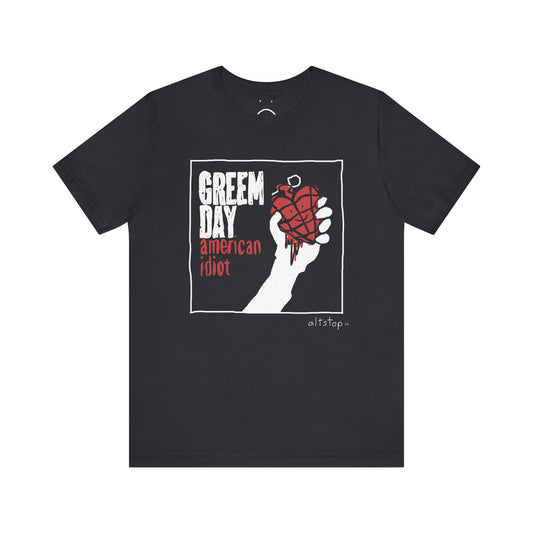 bloody heart grenade usa tee