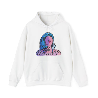 blue hair lands deluxe hoodie