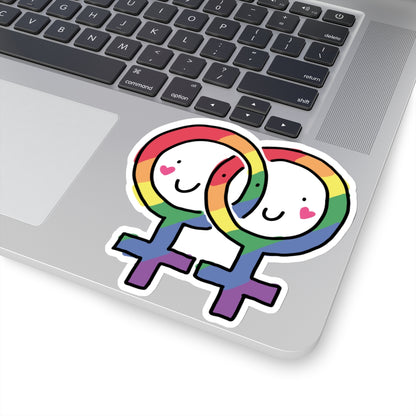 lesbian luv sticker #1