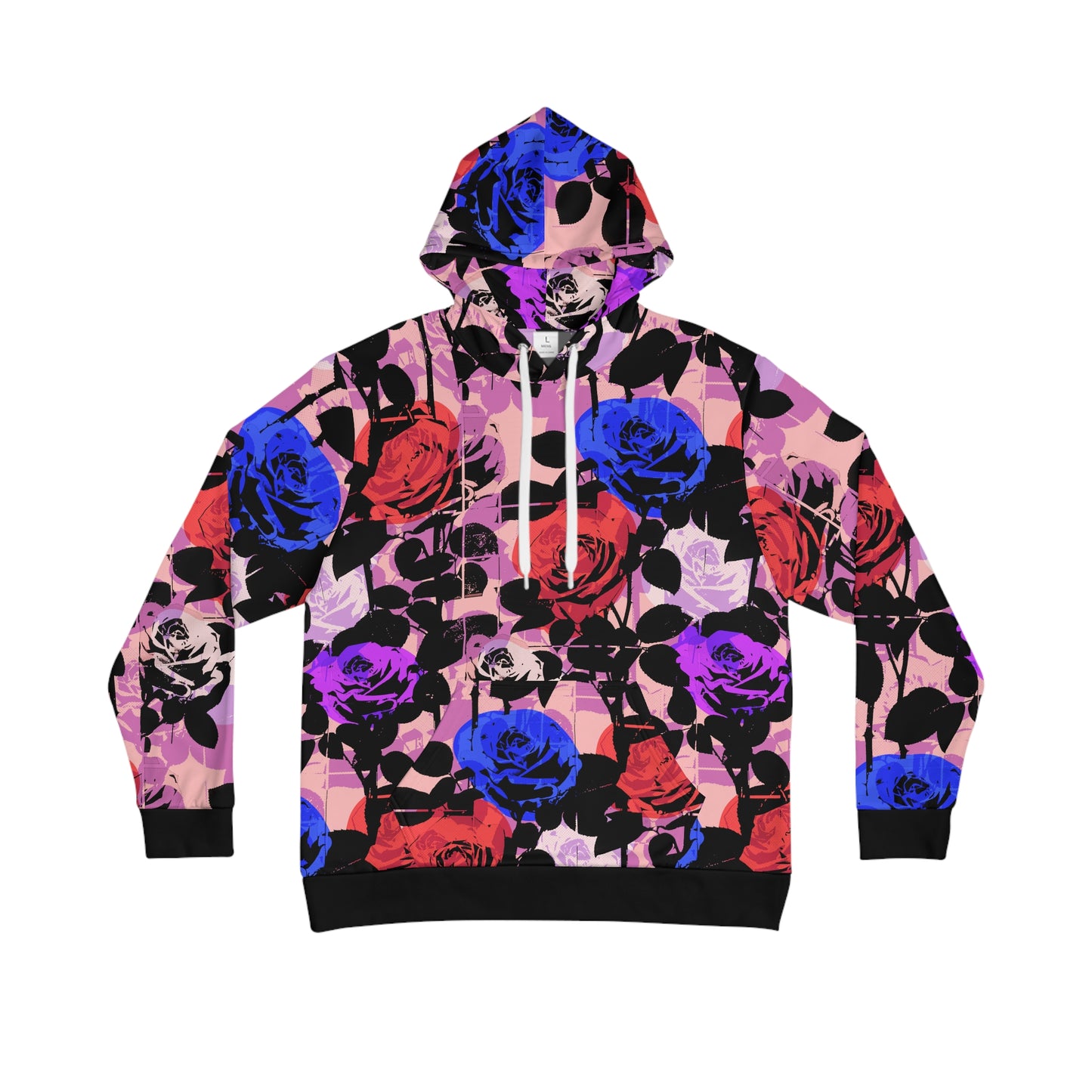 warhol roses hoodie