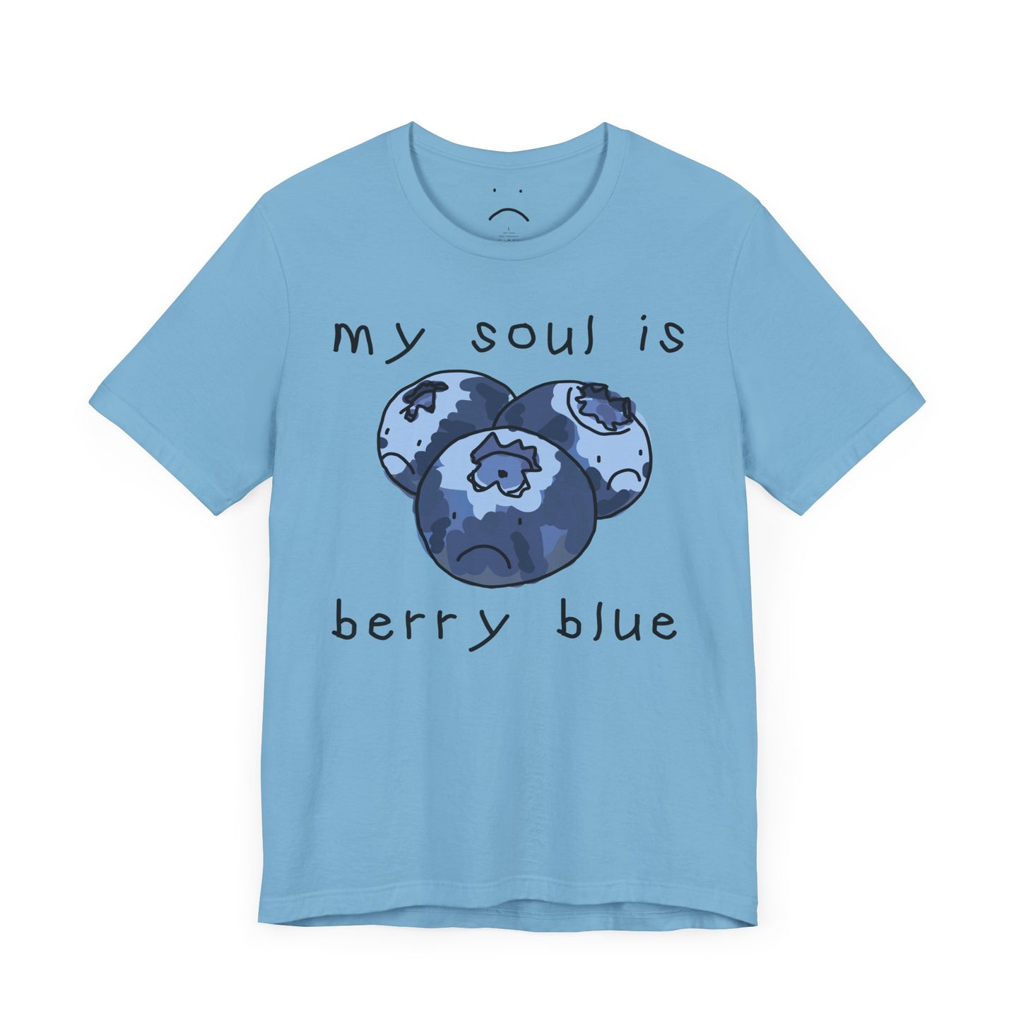 berry blue tee