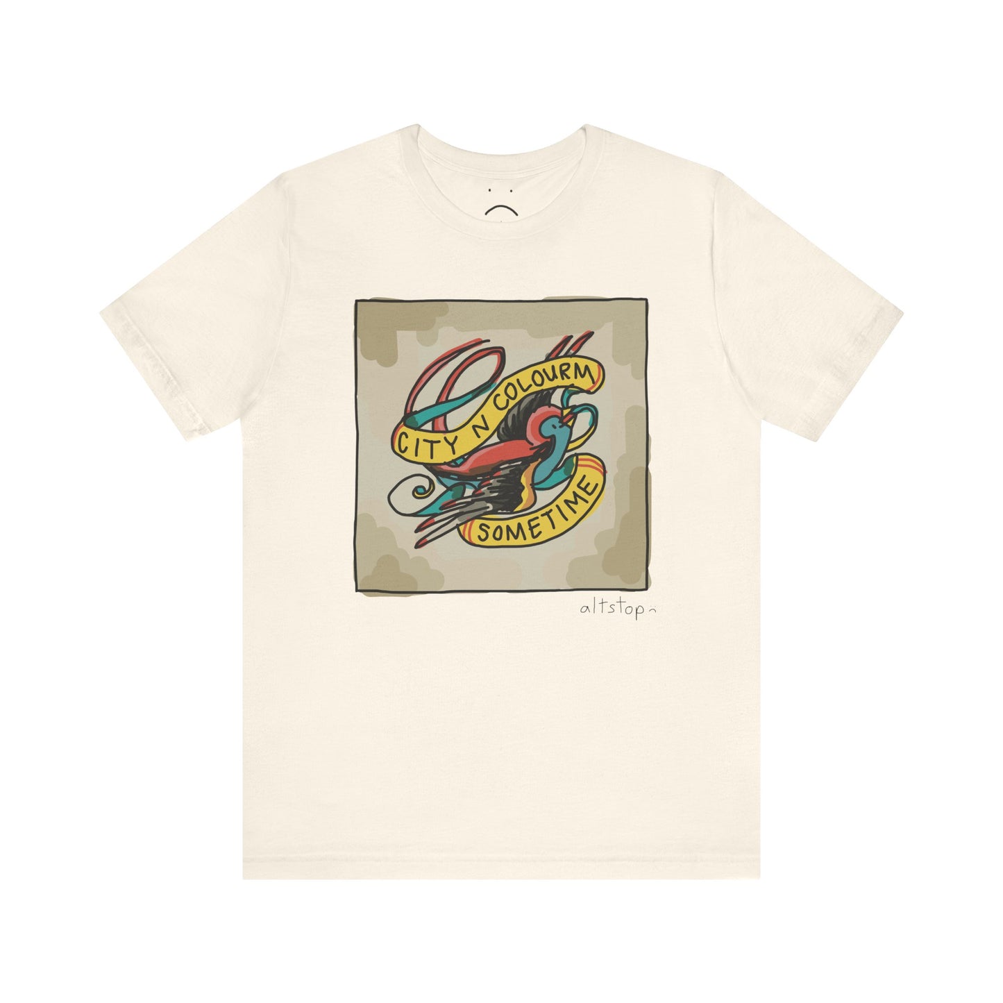 bird tattoo deluxe tee