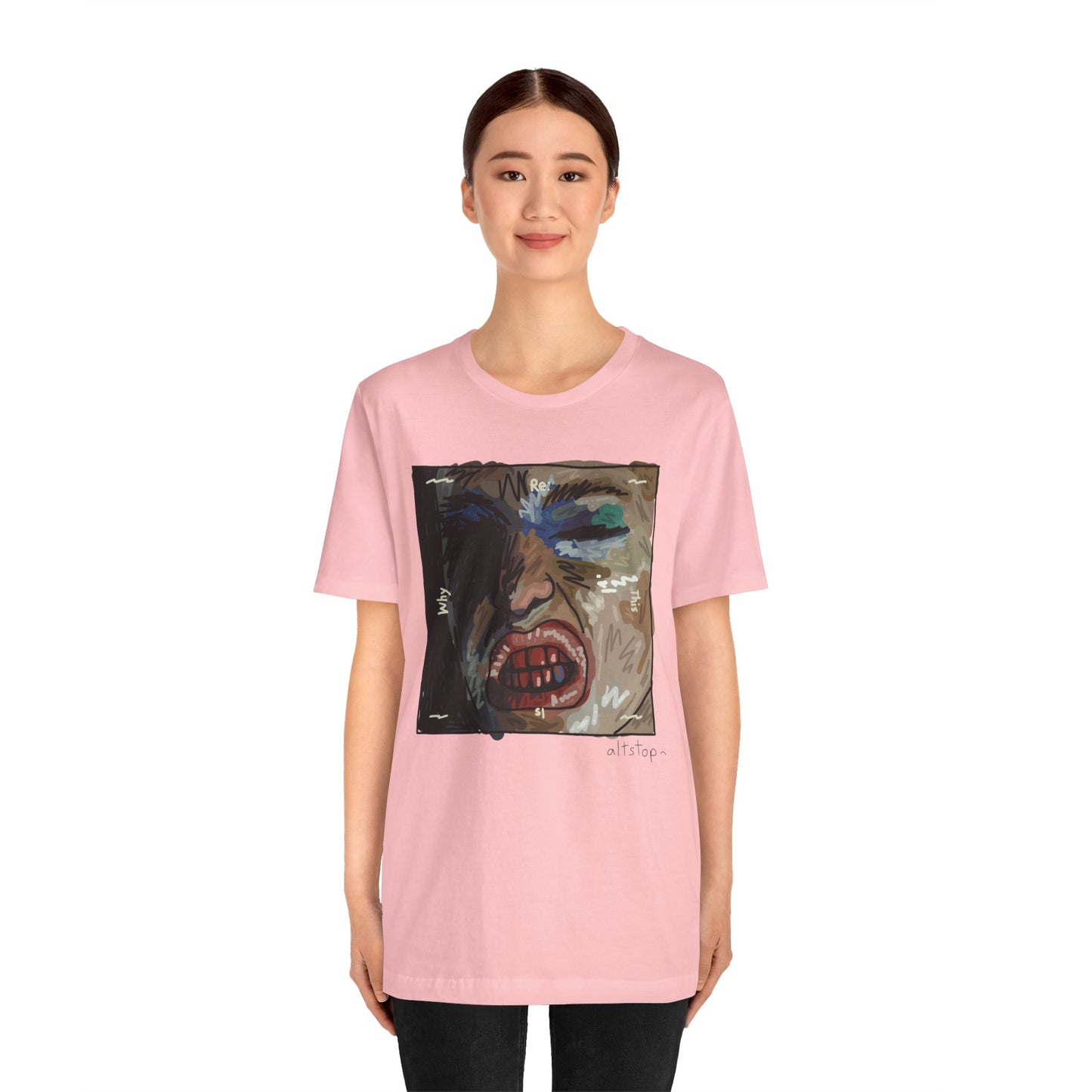 lipstick face demon deluxe tee