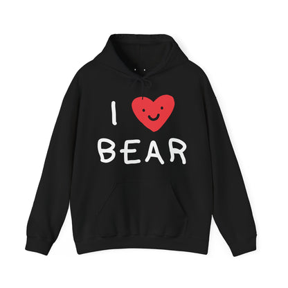 i heart bear hoodie #2