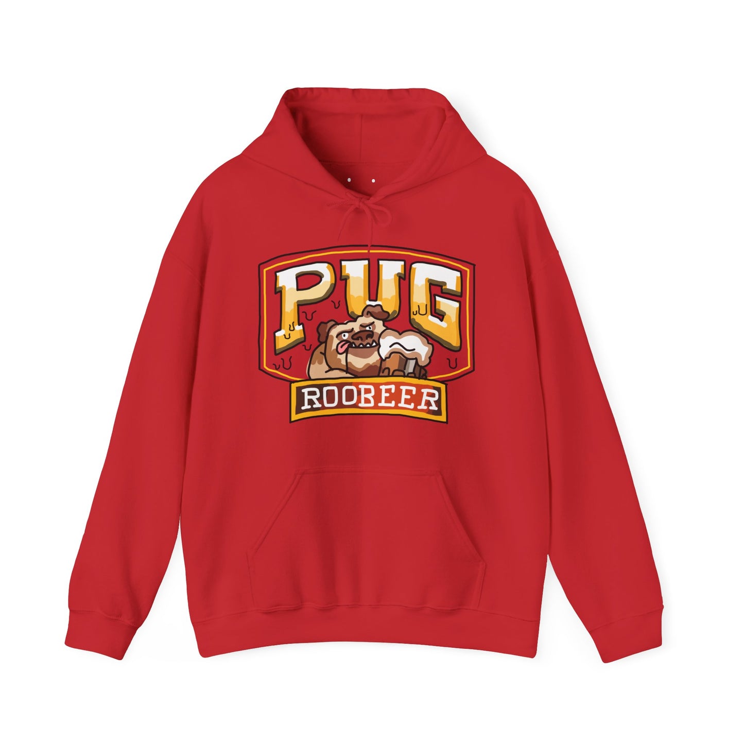 pug roobeer hoodie