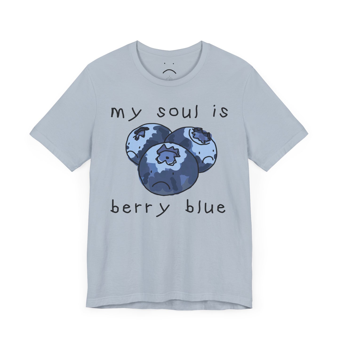 berry blue tee