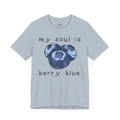 berry blue tee