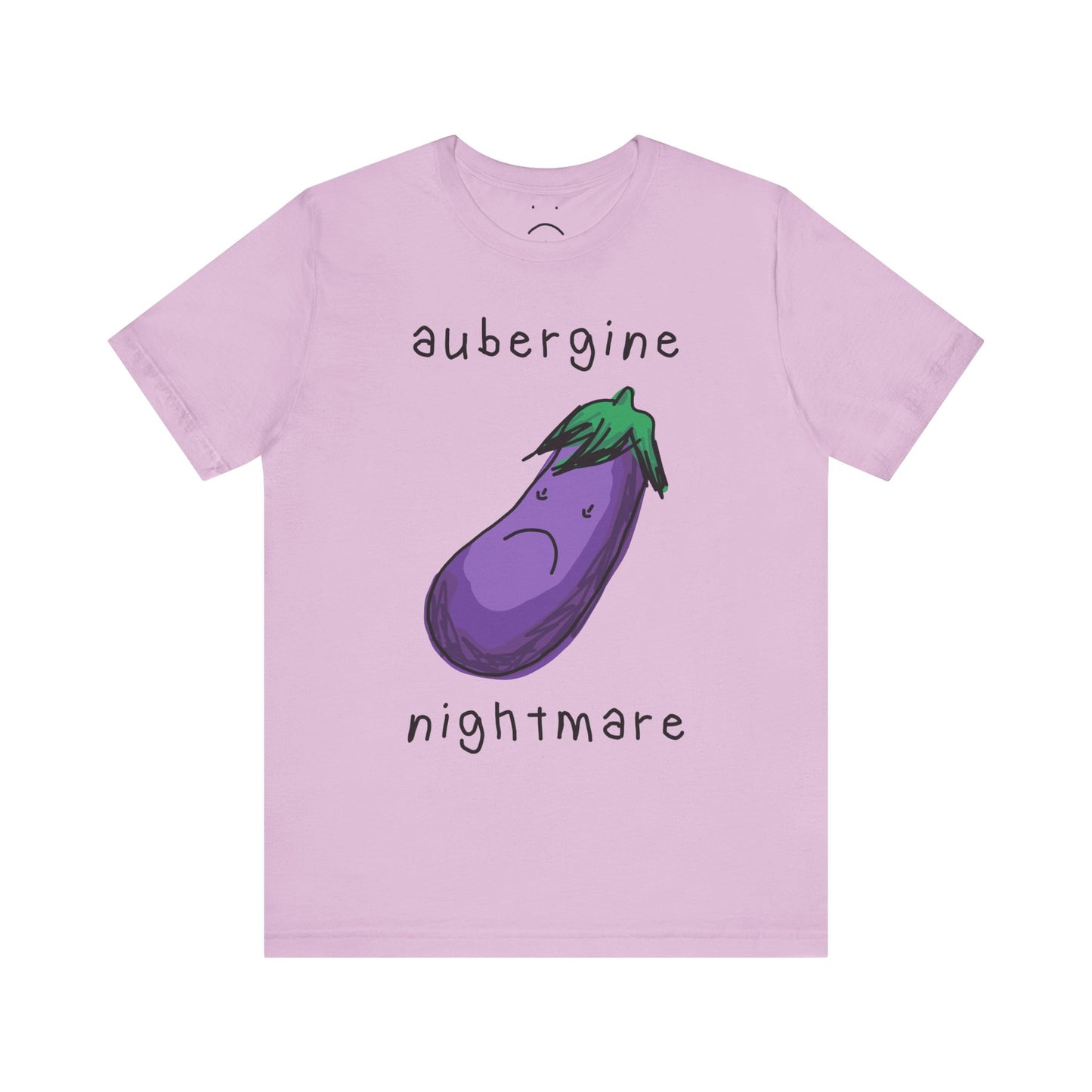 aubergine nightmare tee