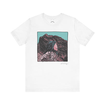 blue hair lands deluxe tee