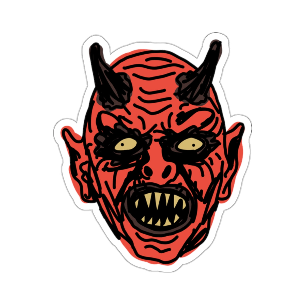 ugly devil sticker