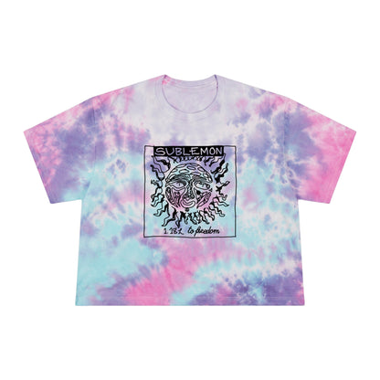 tie dye sublemon crop top