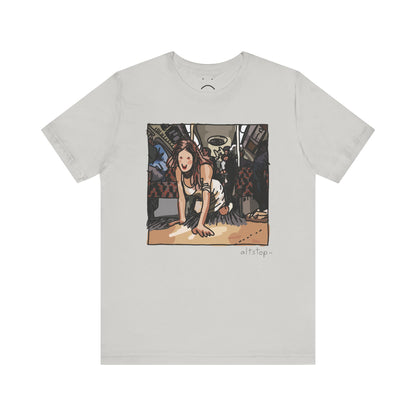 crawling on the subway deluxe tee
