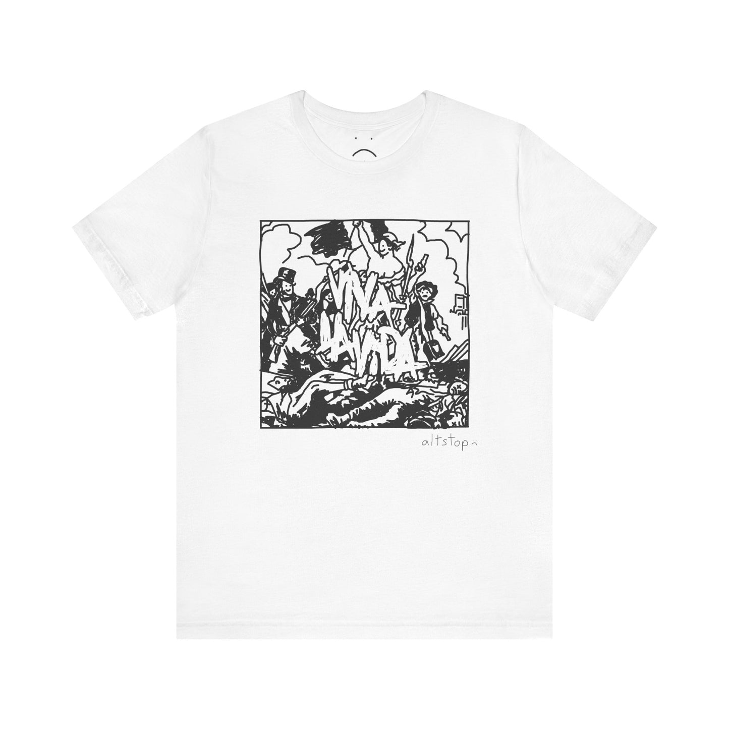 live the life war painting tee