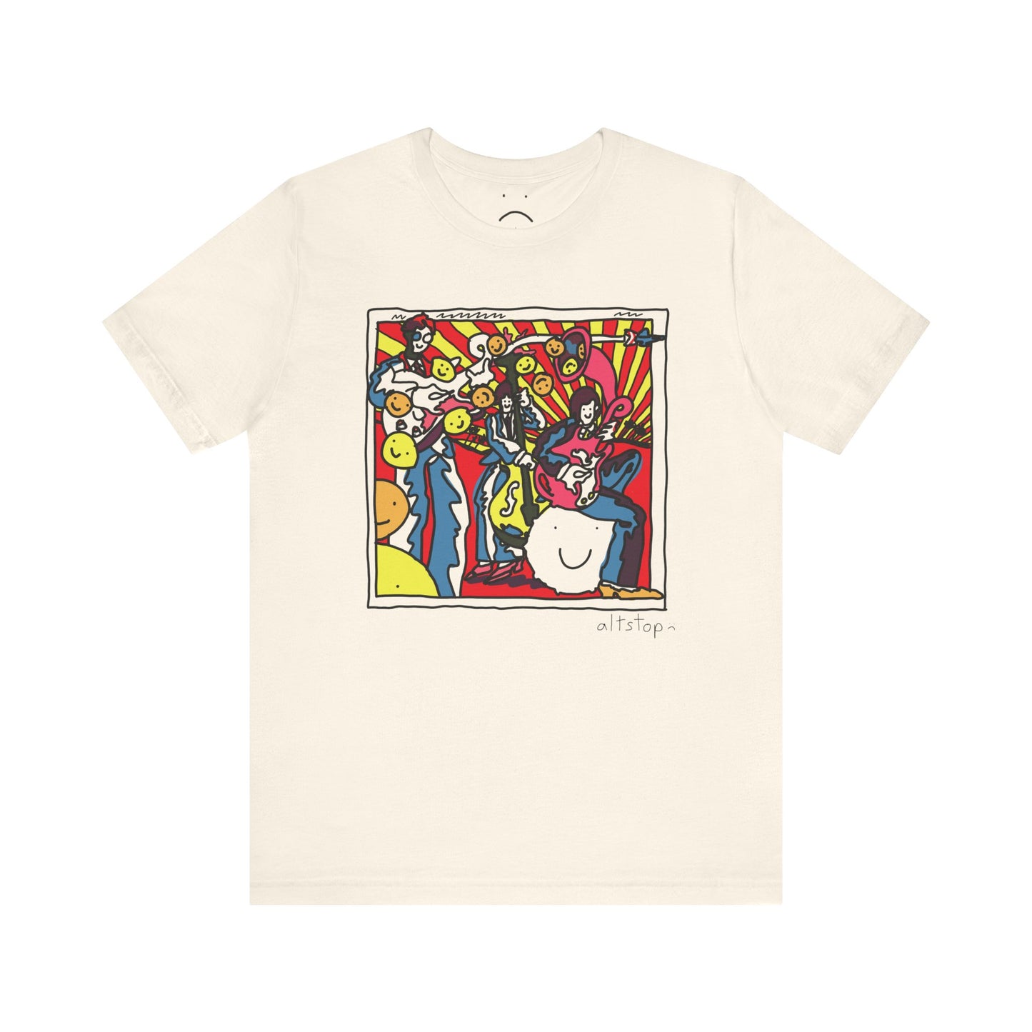 groovy citrus band deluxe tee