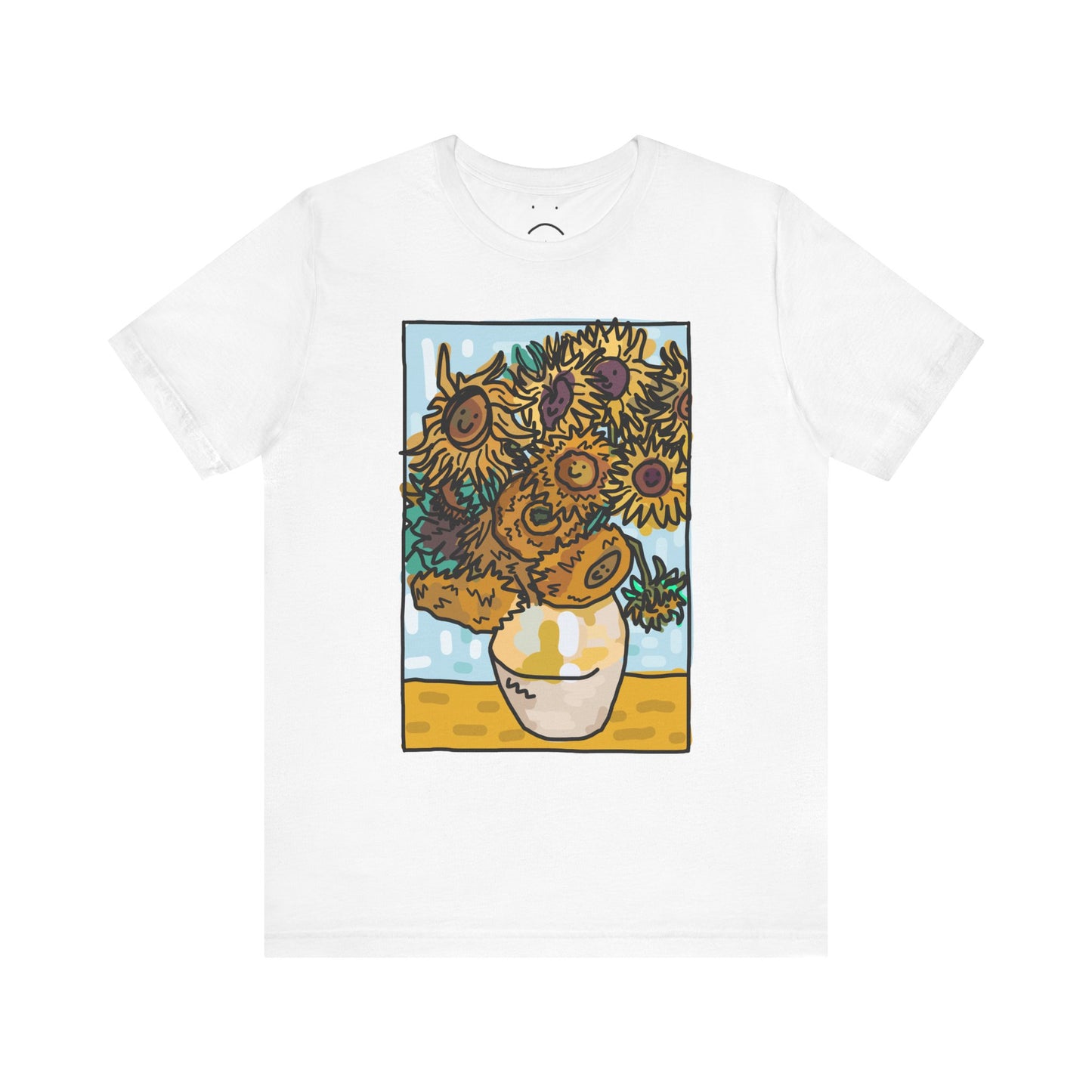 smiley sunflowers tee