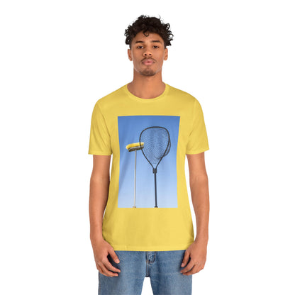 net & broom tee