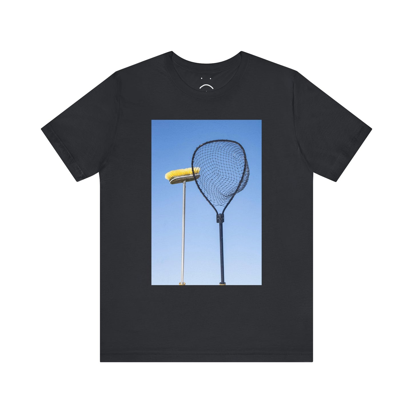 net & broom tee