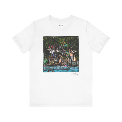 who let the girls out deluxe tee