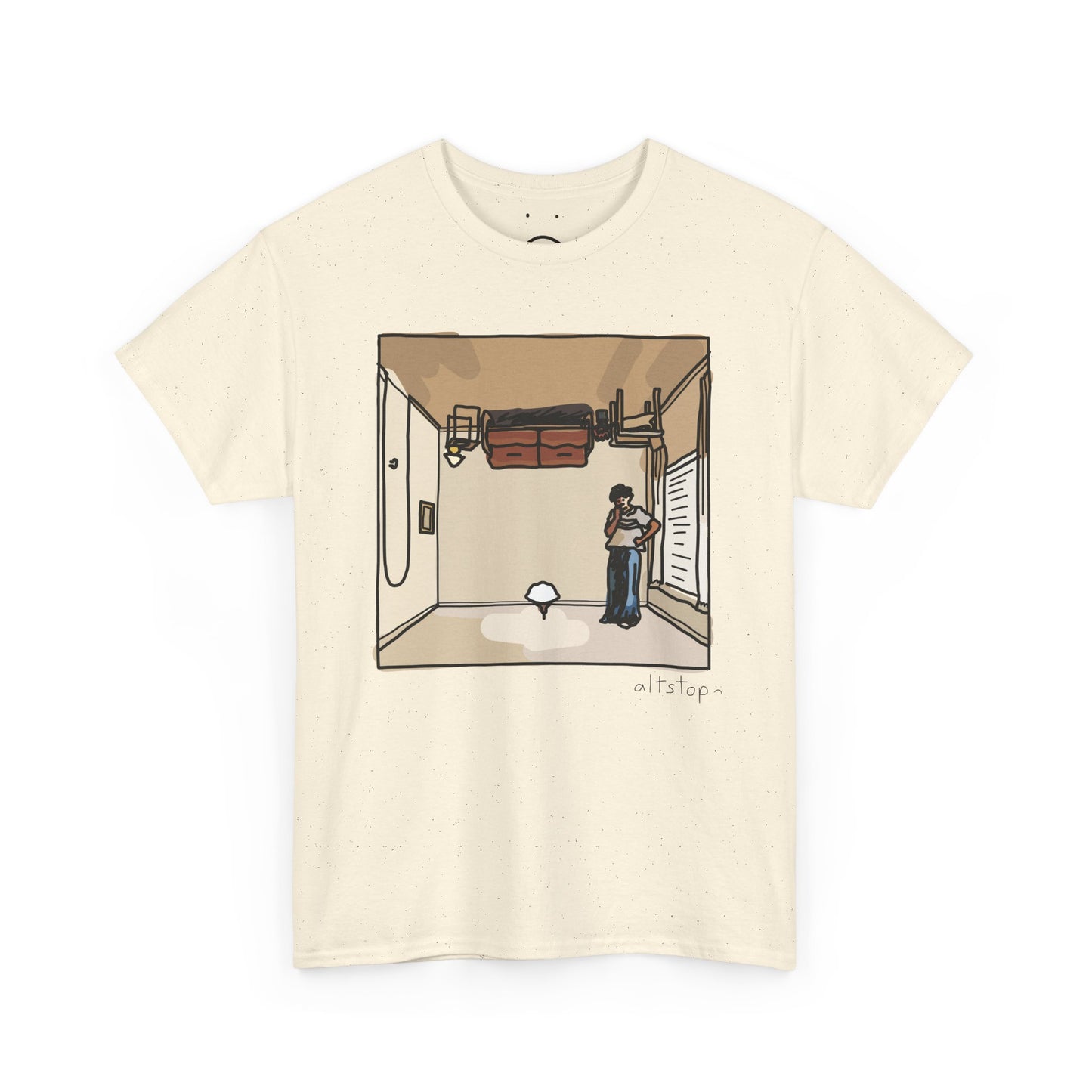 upside down house deluxe tee