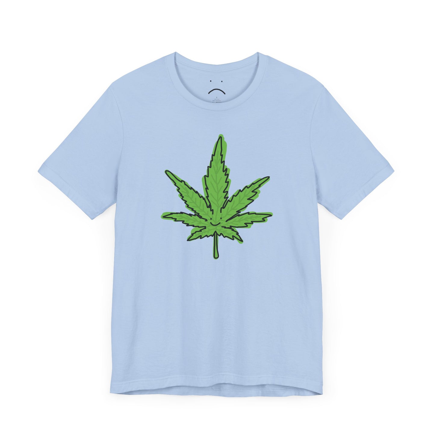 happy weed leaf tee