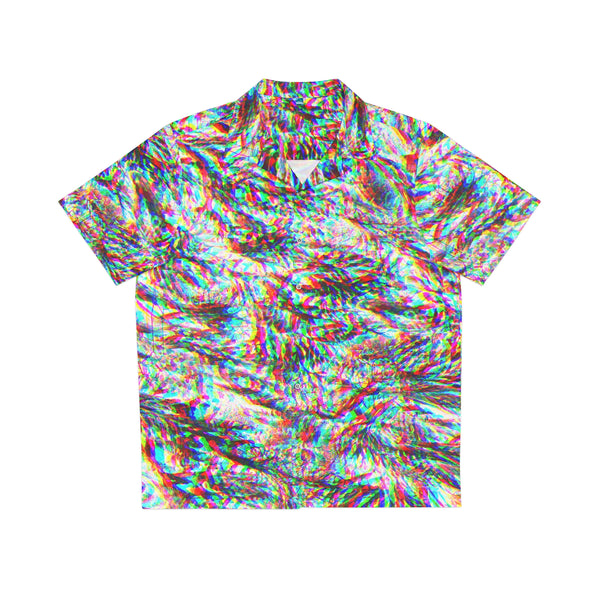 glitch seaweed hawaiian shirt