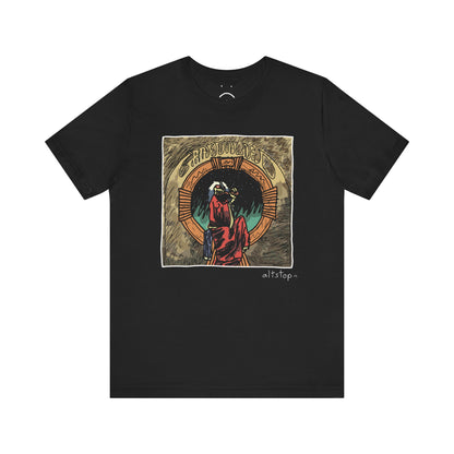 violin skeleton for allah deluxe tee