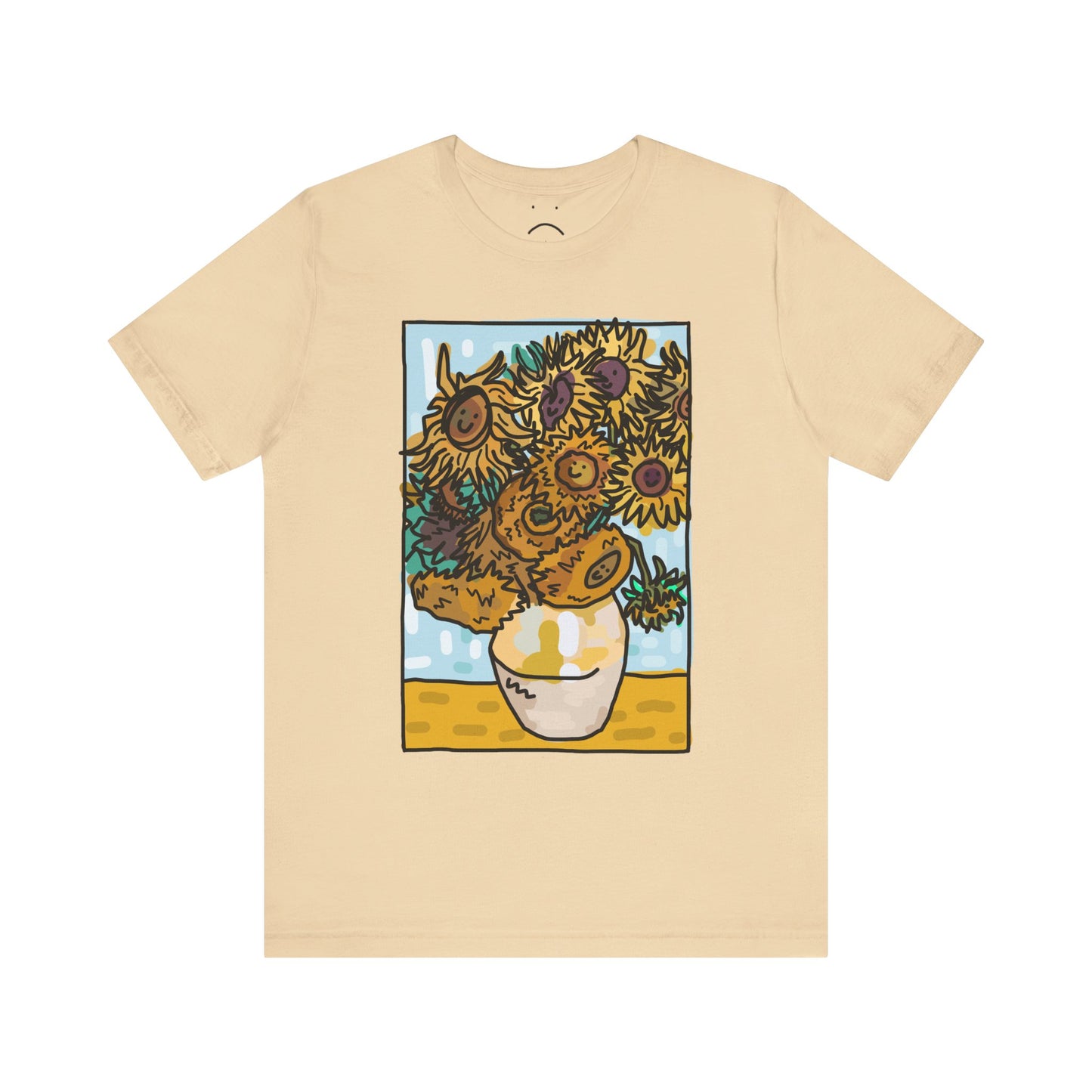 smiley sunflowers tee