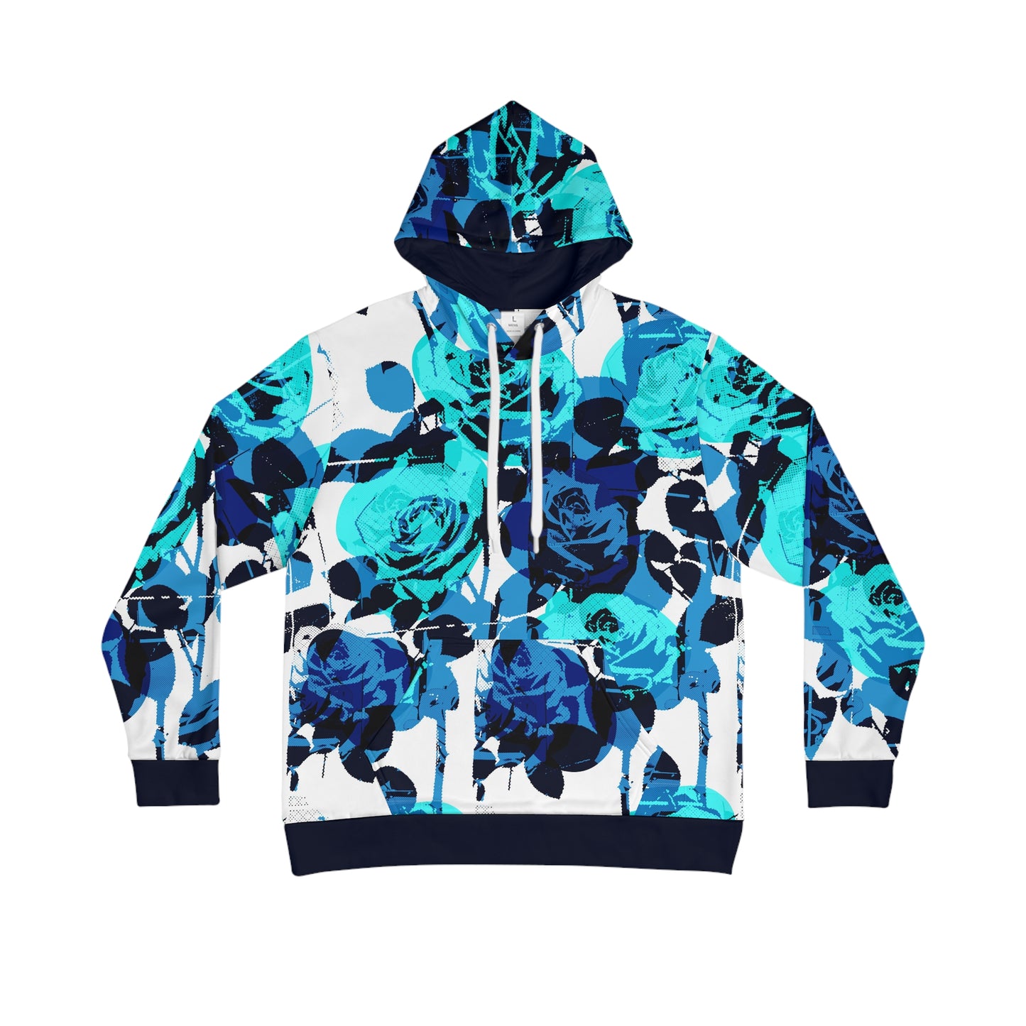 warhol roses hoodie #2