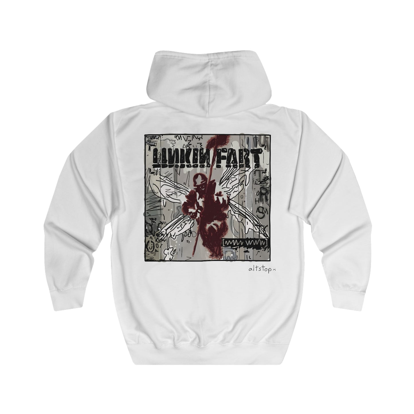 linkin fart zip hoodie