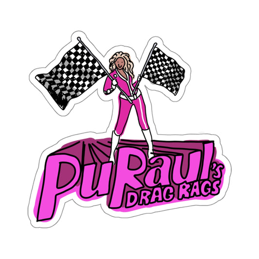 pu raul's drag rags sticker