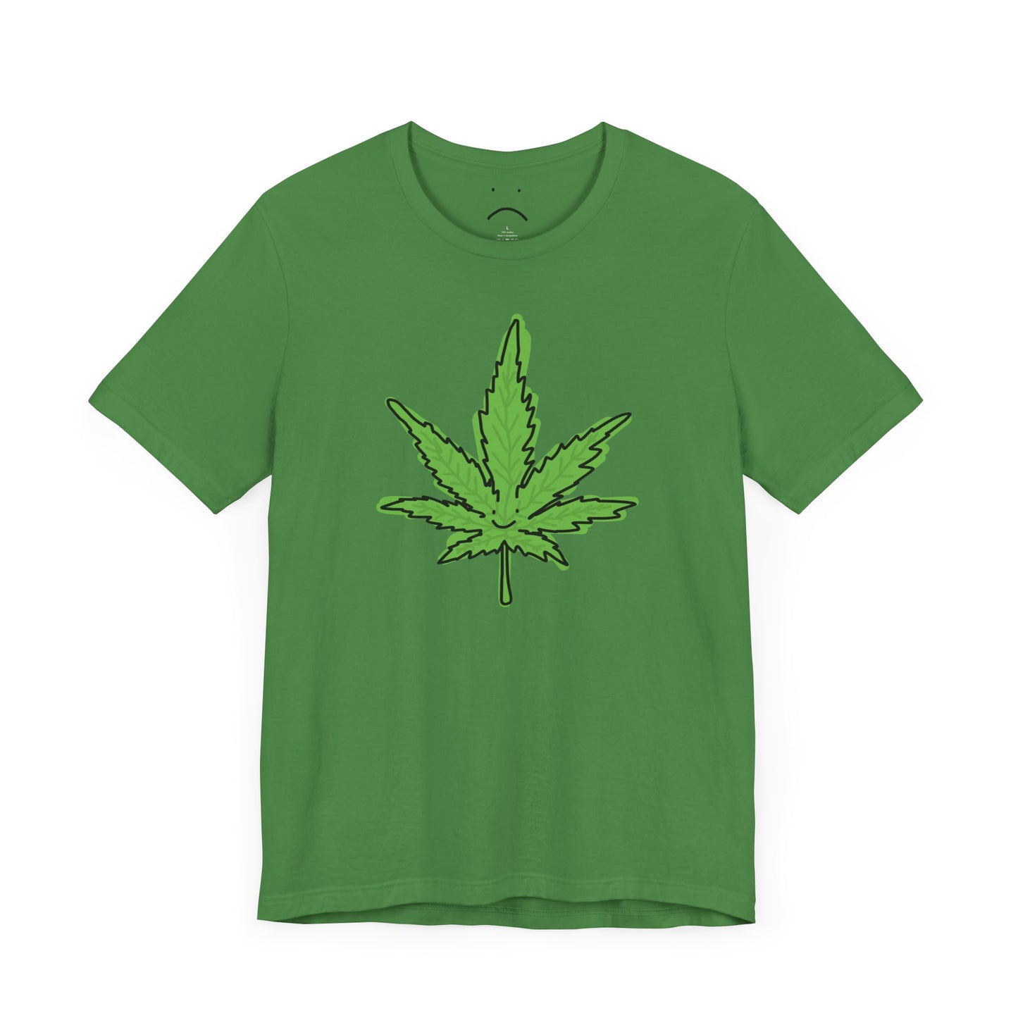 happy weed leaf tee