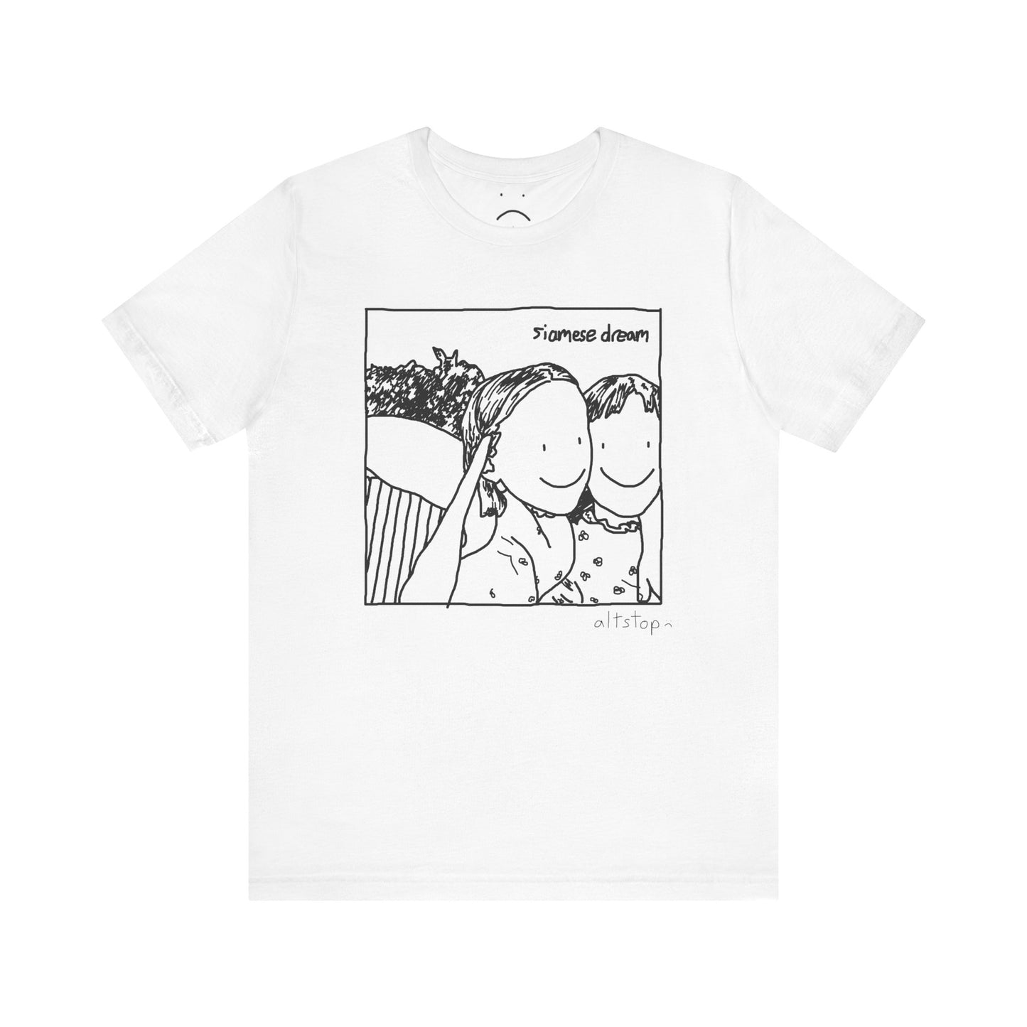 conjoined butterfly twins tee