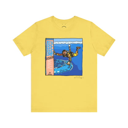 japanese skydiver deluxe tee