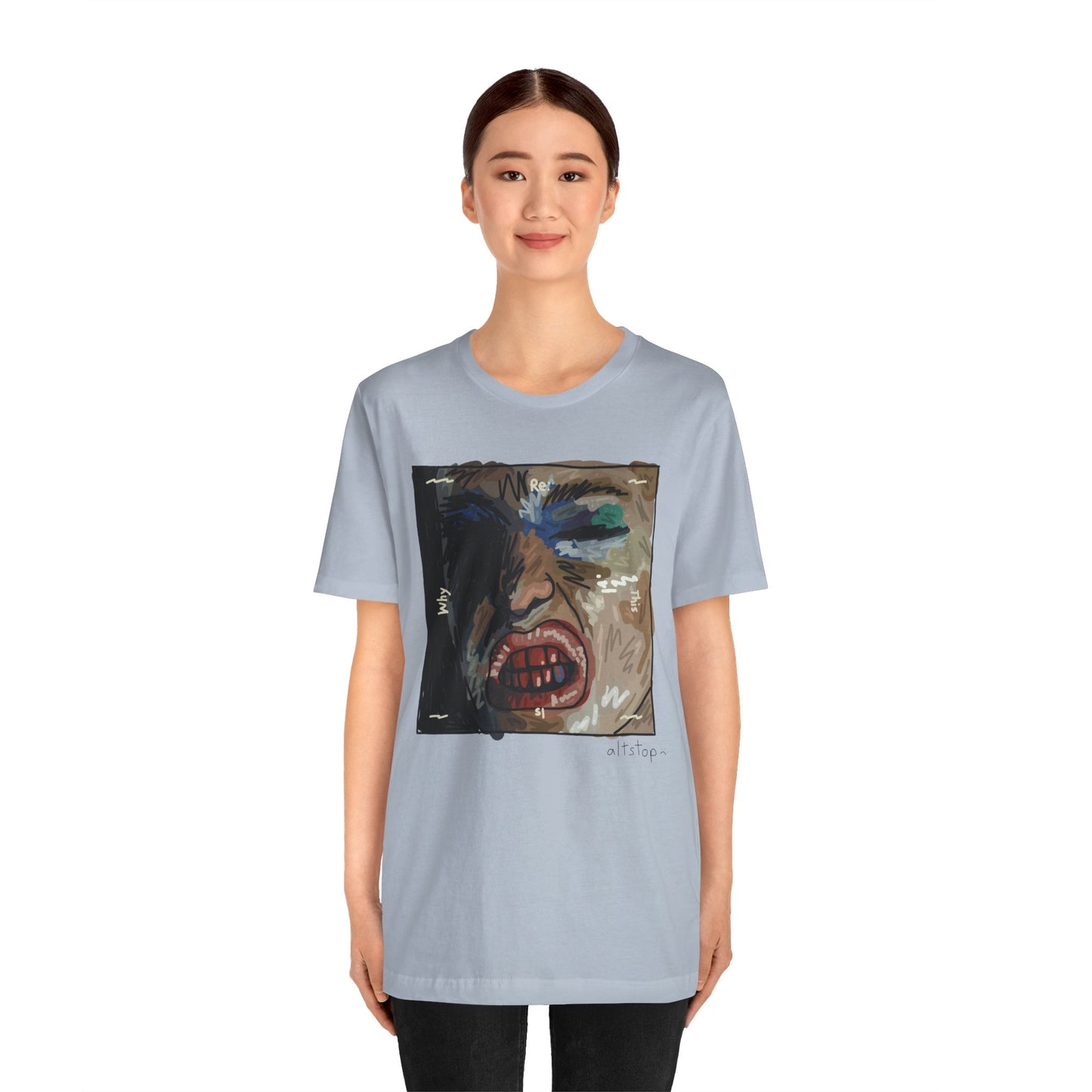 lipstick face demon deluxe tee