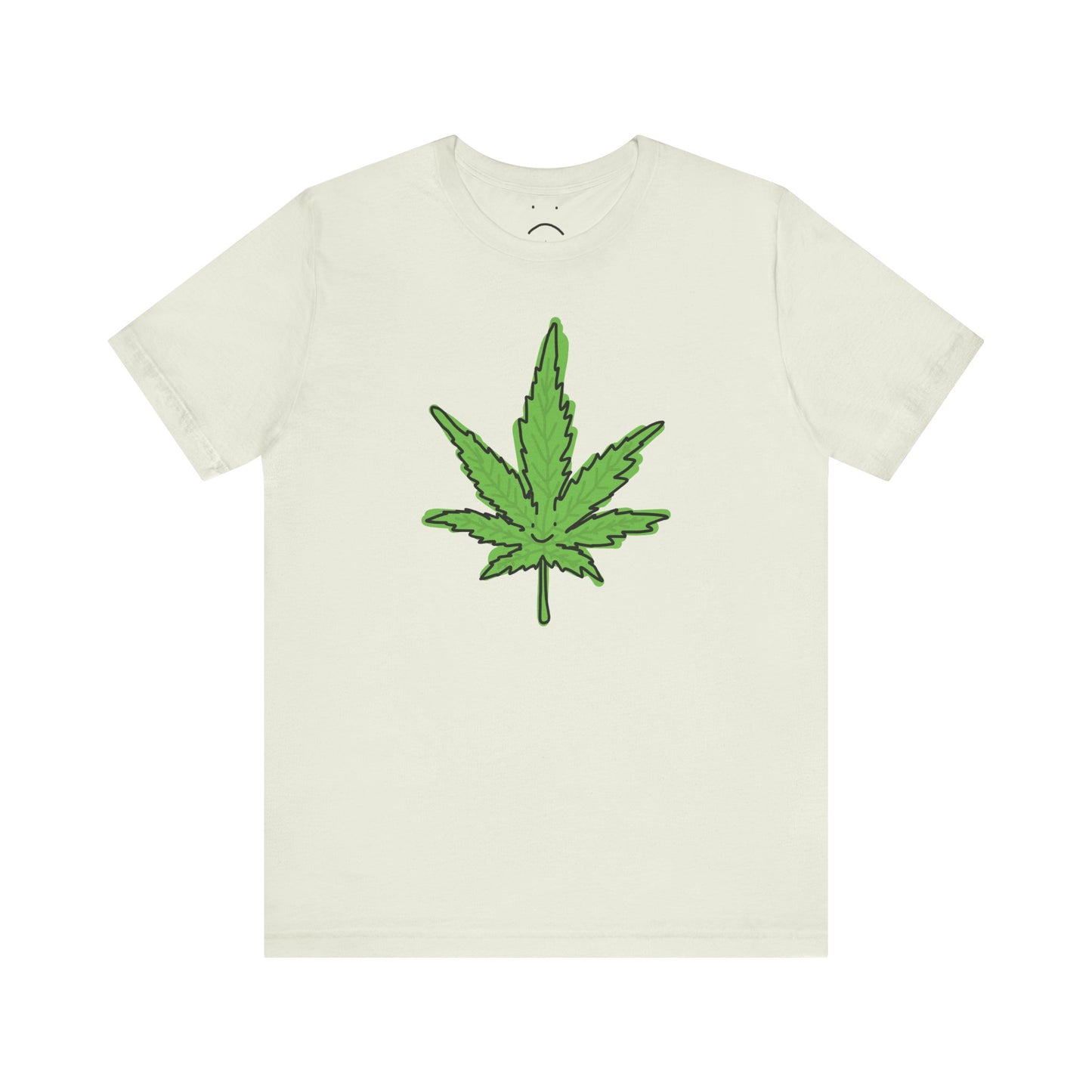 happy weed leaf tee