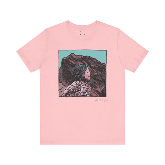 blue hair lands deluxe tee
