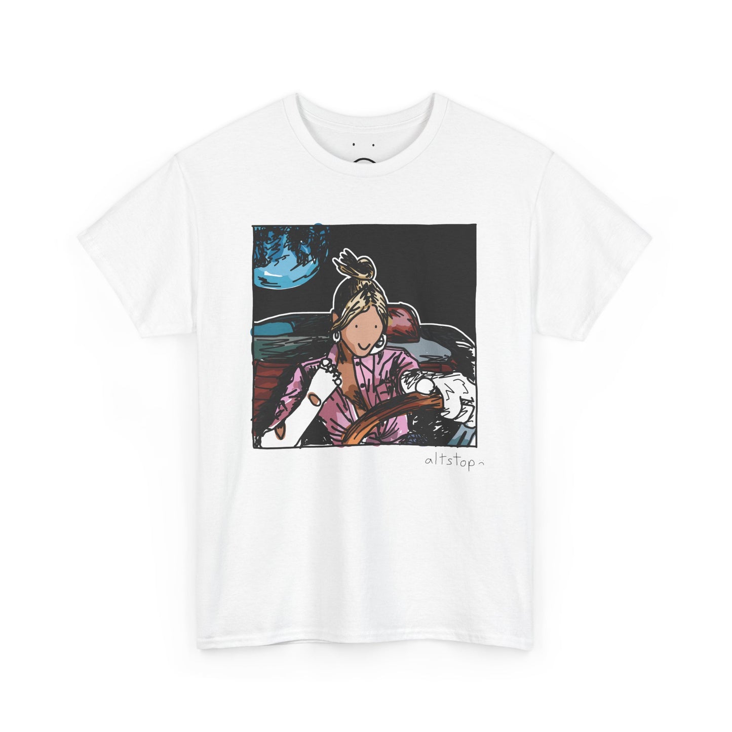 dula peep moon ride deluxe tee