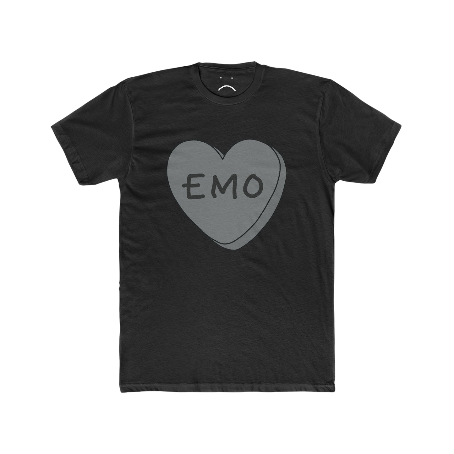 emo candy heart tee