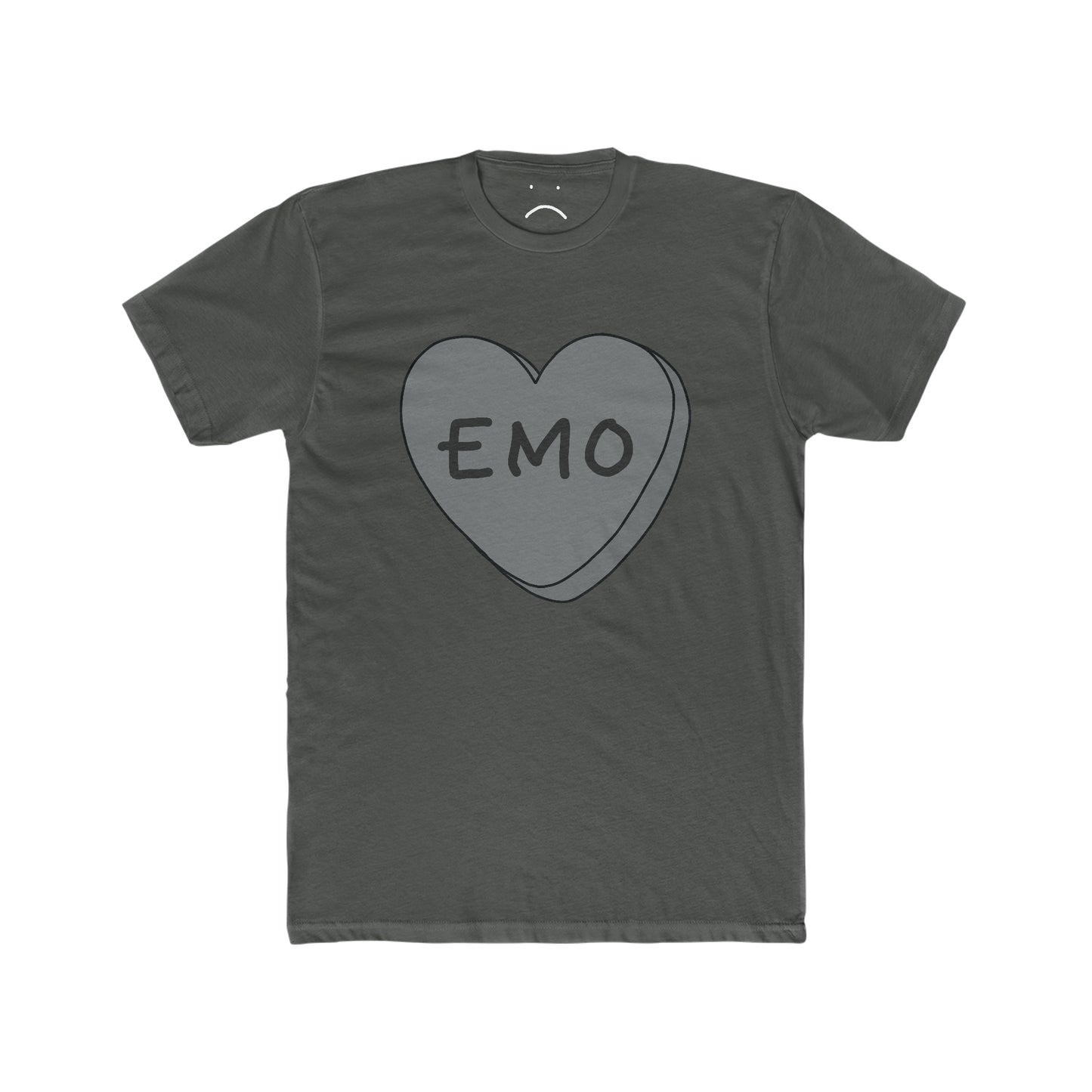 emo candy heart tee