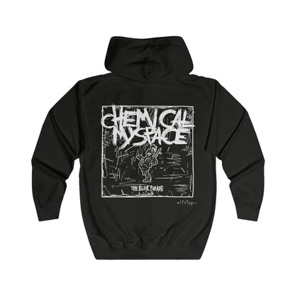 skeleton parade zip hoodie